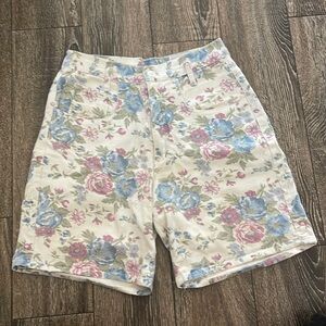 Not Guilty Floral Jean Shorts